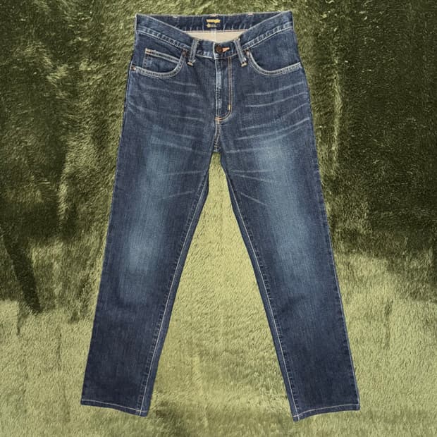 [28] Wrangler 랭글러 재팬 빈티지 워싱 데님 팬츠 인디고