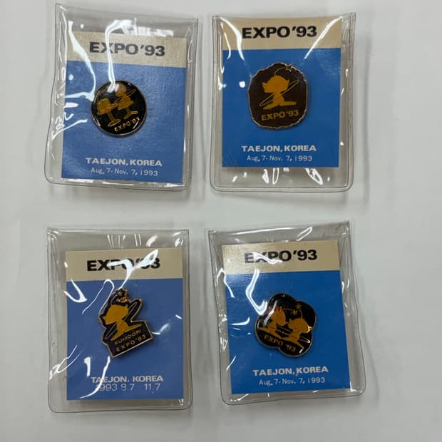 빈티지 대전 엑스포 93‘ 꿈돌이 핀 뱃지