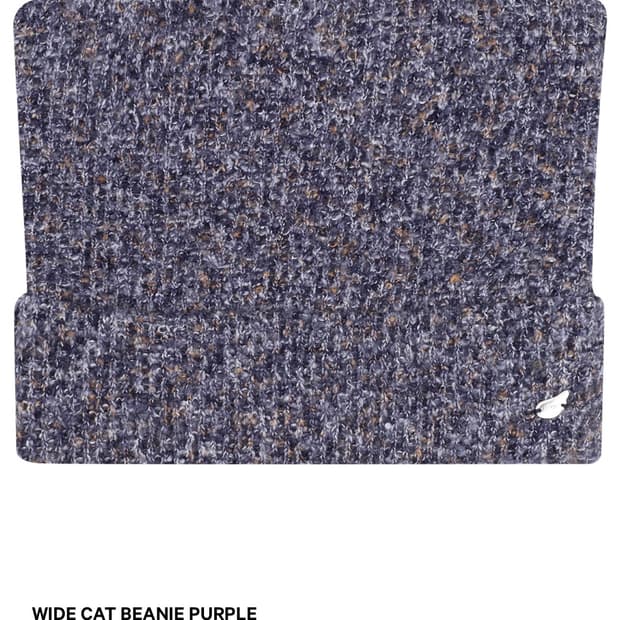 코이세이오 와이드 캣 비니 퍼플