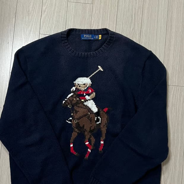 폴로 랄프로렌 네이비 니트