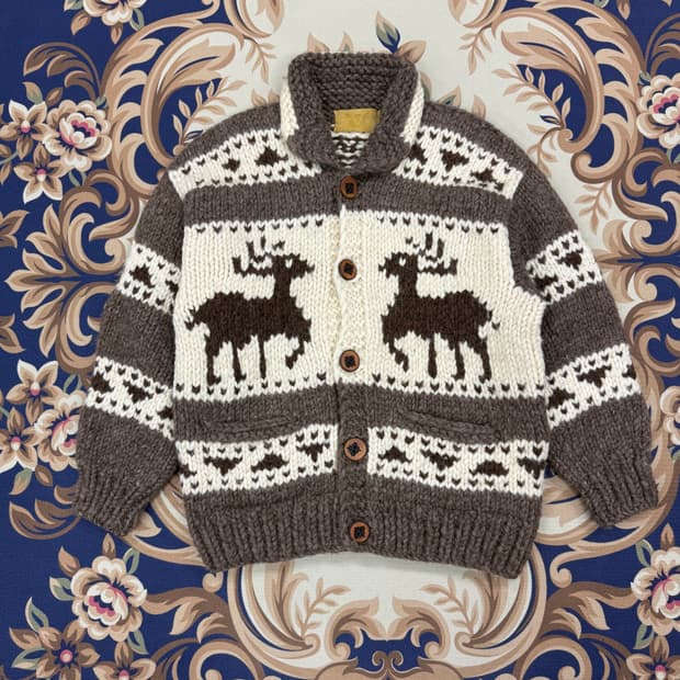 (L)VTG 캐나다 코위찬 자켓(made in canada)