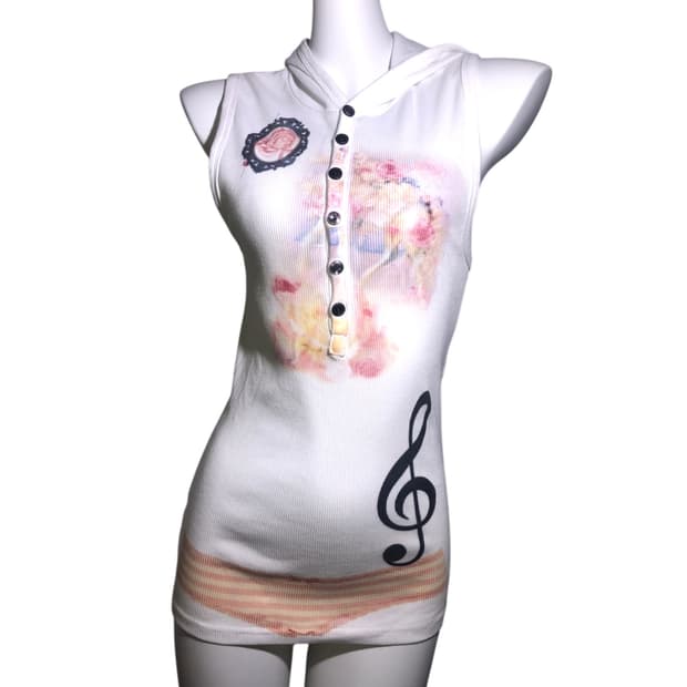 white hoodie panty ops