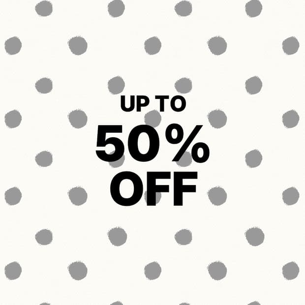 up to 50% off