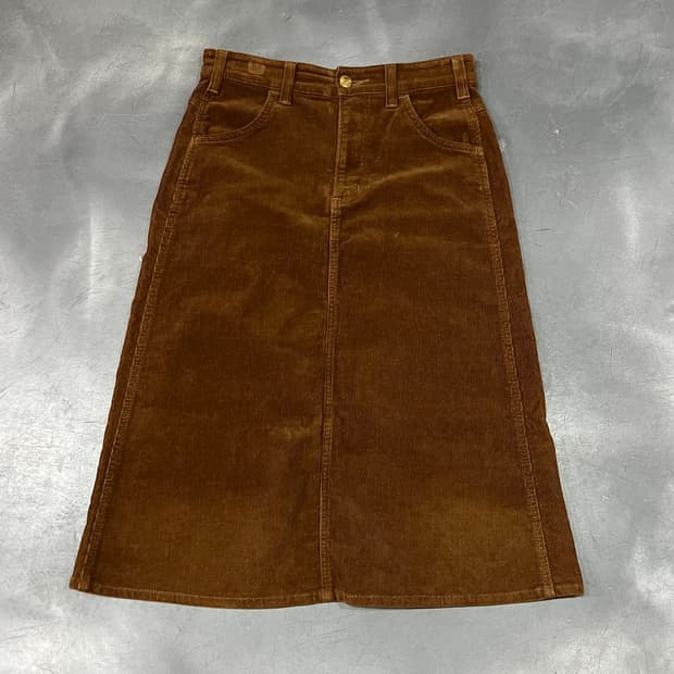  랭글러 코듀로이 롱스커트 y15236