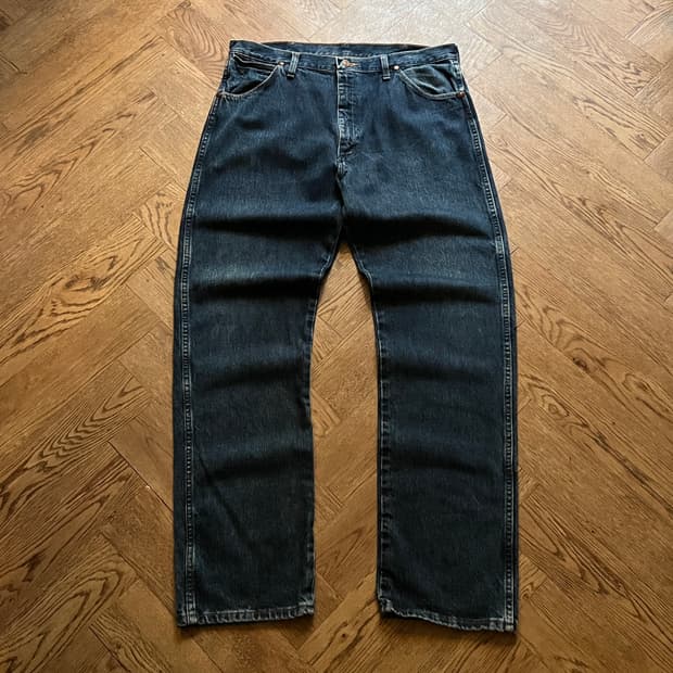 [36]랭글러 USA 스트레이트핏 빈티지 워싱 데님 팬츠