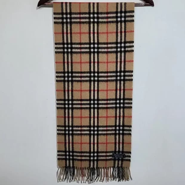 (정품) 버버리 캐시미어 목도리 노바체크 머플러 영국판 