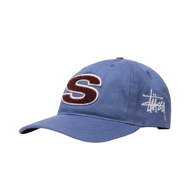 스투시 셔닐 S 로우 프로 캡 블루