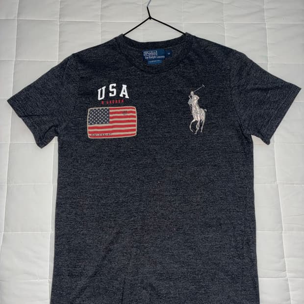 폴로 빅포니 usa 슬림핏 반팔