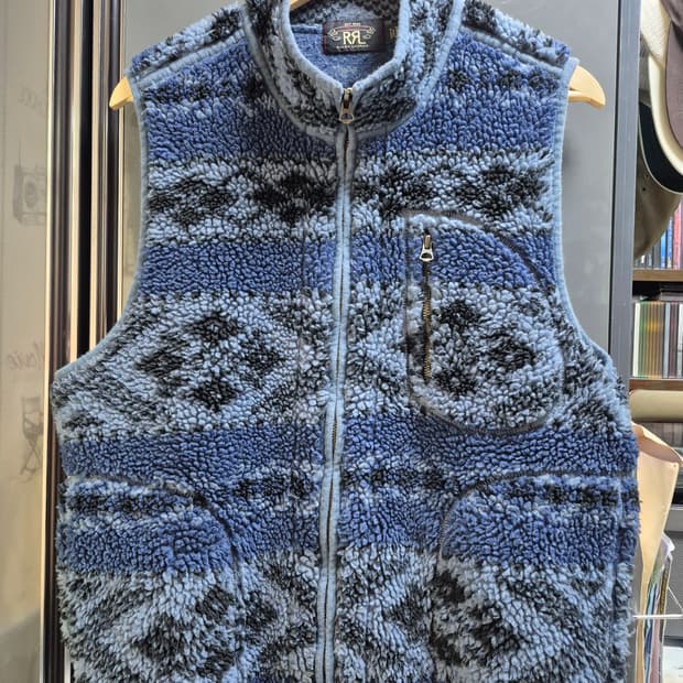 RRL 더블알엘 인디고 플리스 베스트