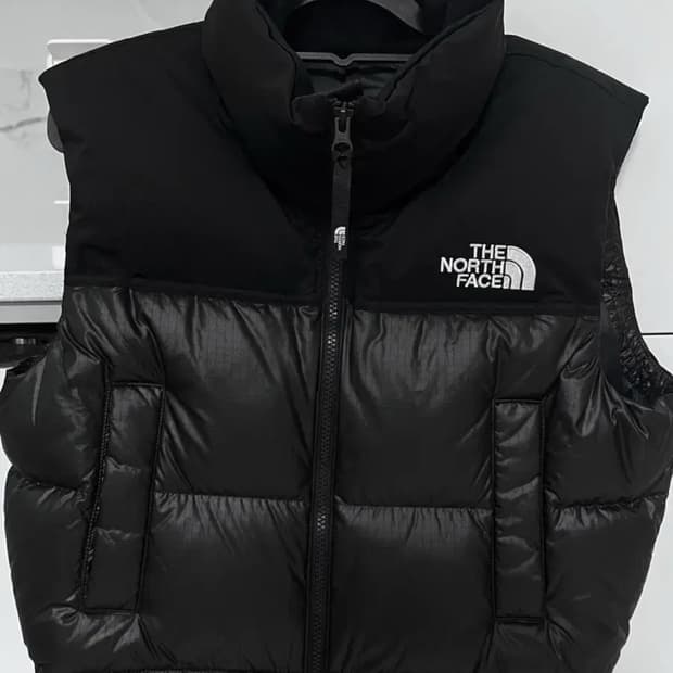 W) 노스페이스 화이트라벨 노벨티 눕시 다운 베스트 블랙 s사이즈