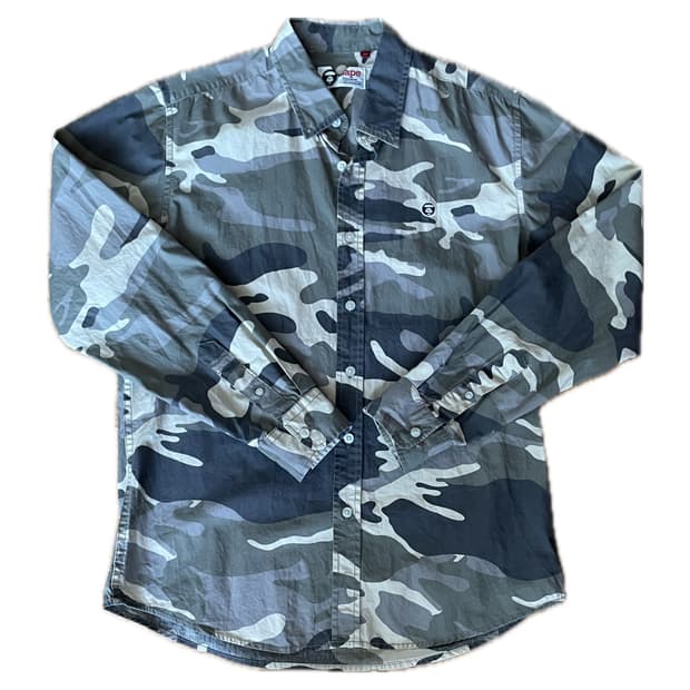 베이프 카모셔츠