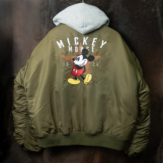 [125] 디즈니 미키마우스 MA-1 플라이트 자켓 