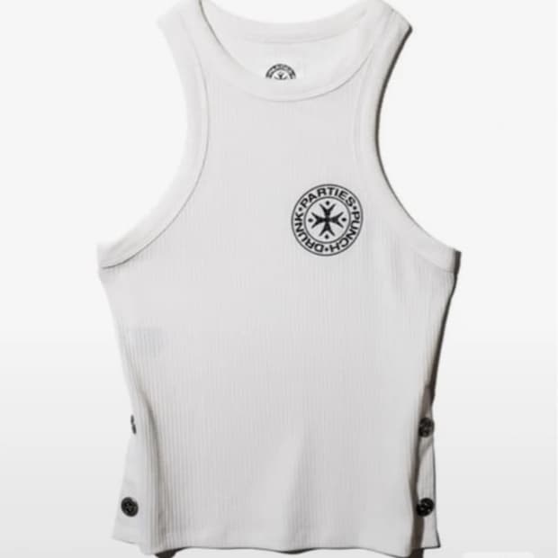 펀치드렁크파티즈 마더스 워리 탱크탑 화이트