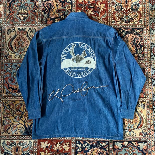 🌊90s Deadstock WILD FANG denim shirts