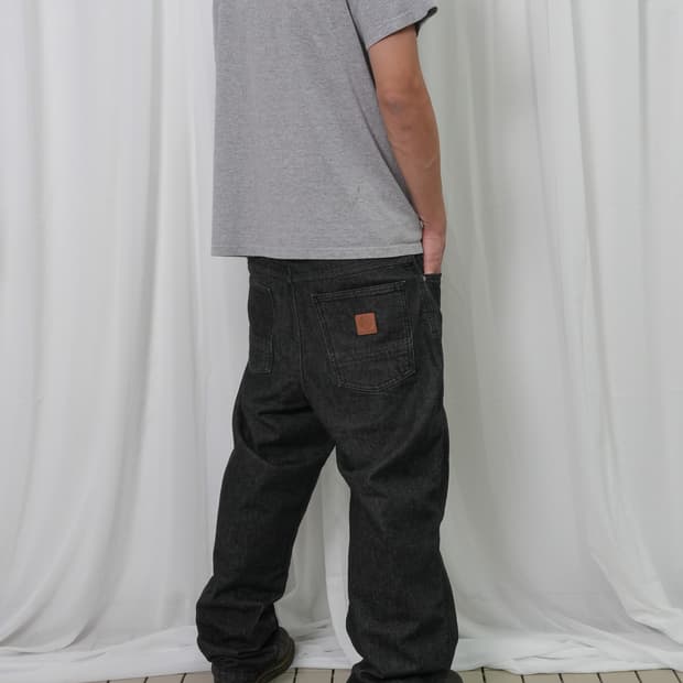 데우스 Omaha Relaxed Jean Washed Black (30)