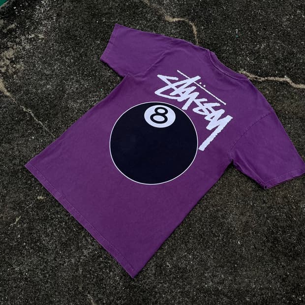 Stussy 8 Ball Pigment Dyed Tee 🎱