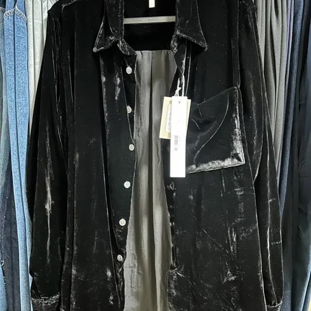 선플라워 에이스 벨벳 셔츠