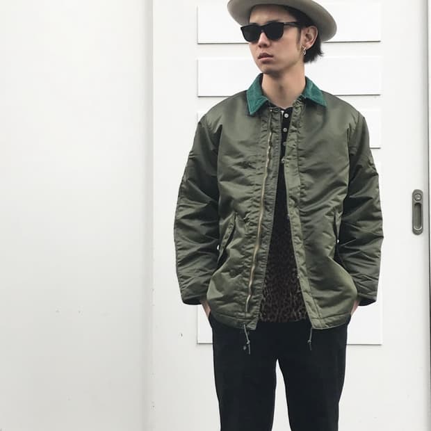 WACKO MARIA IMPERMEABLE DECK JACKET 블랙