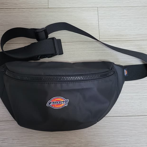 디키즈 로고 웨이스트 백 BLACK