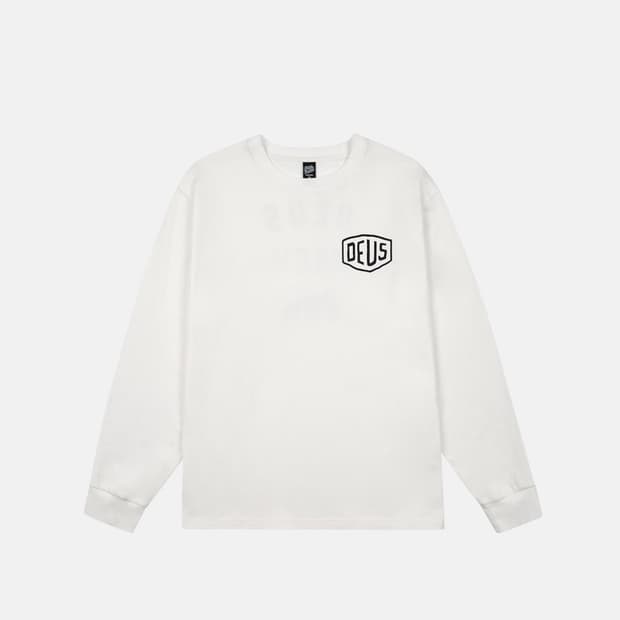 데우스 엑스 마키나 서울 롱슬리브 화이트 S (새상품)