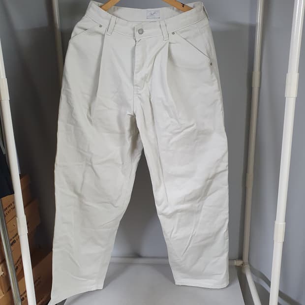 유스 와이드 롱 데님