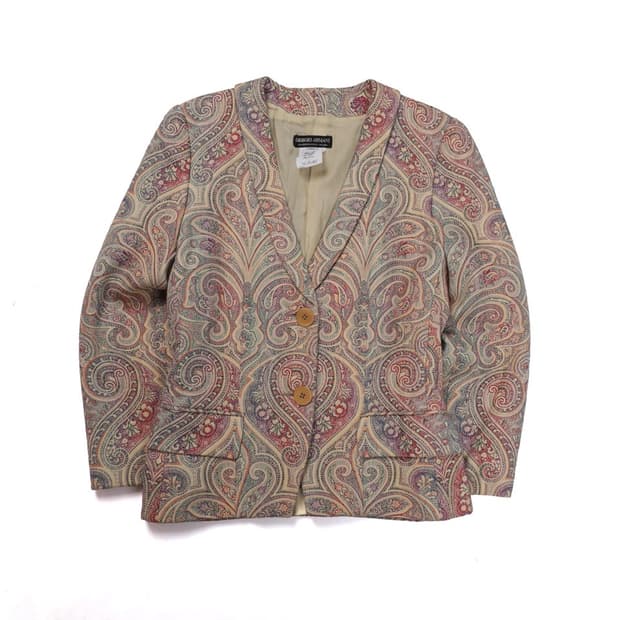 조르지오 알마니 Giorgio Armani Paisley Jacket
