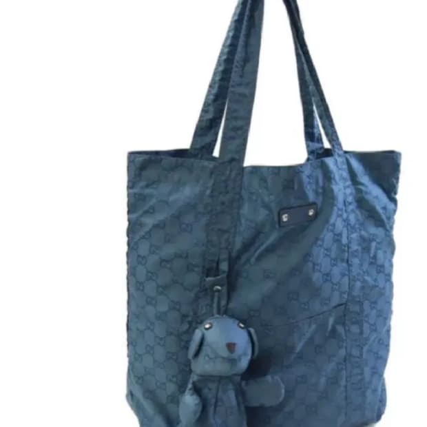 Gucci Eco Bag GG 223669 Navy Tote Navy 