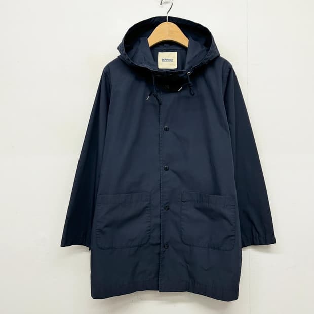 빔즈보이 네이비 후드 코트