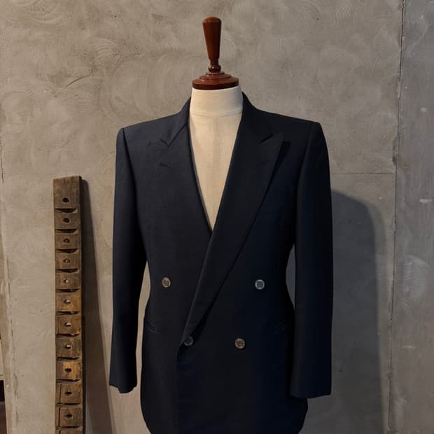 버버리 모헤어 더블 브레스티드 자켓 100