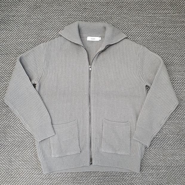 수아레 하이넥 니트 가디건 남자105