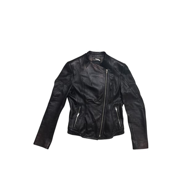 10s 뱀피디테일 선페이딩 양가죽 자켓