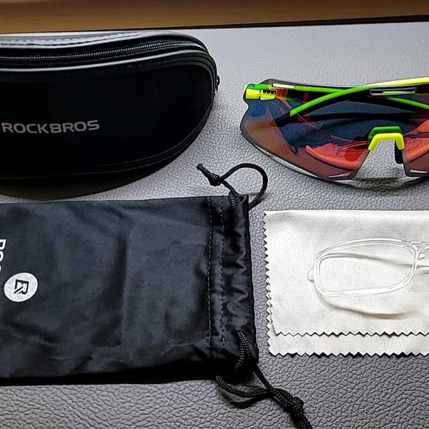 ROCKBROS 스포츠 편광 고글 SET