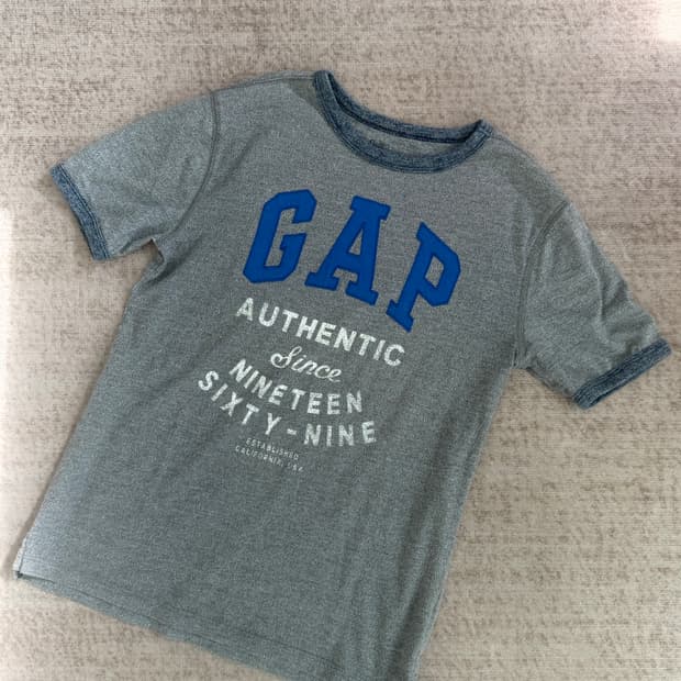 GAP 여성 반팔 링거티 빈티지 색감