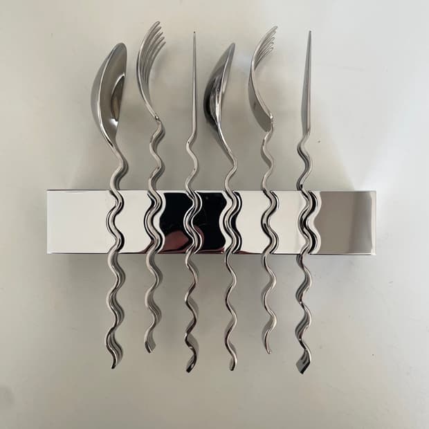 누플랏 웨이브 디저트 커트러리 2인세트