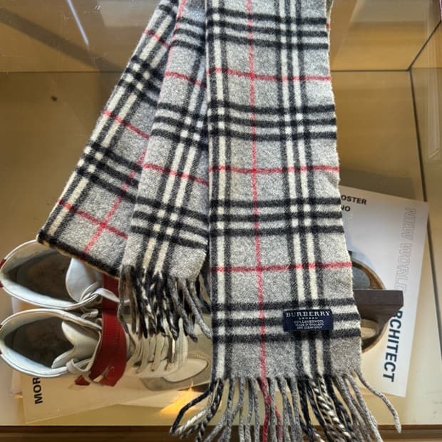 버버리 램스울 머플러