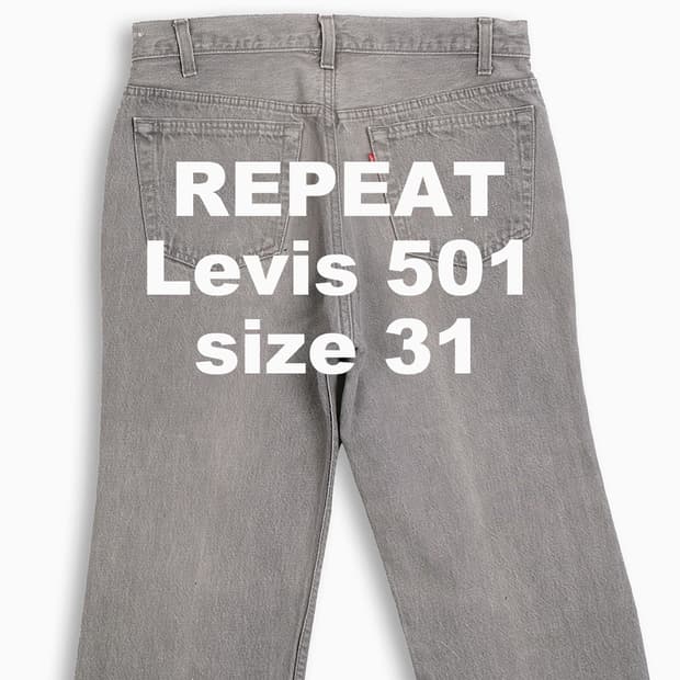 빈티지 리바이스 501 80s USA 31 인치 LV50133463