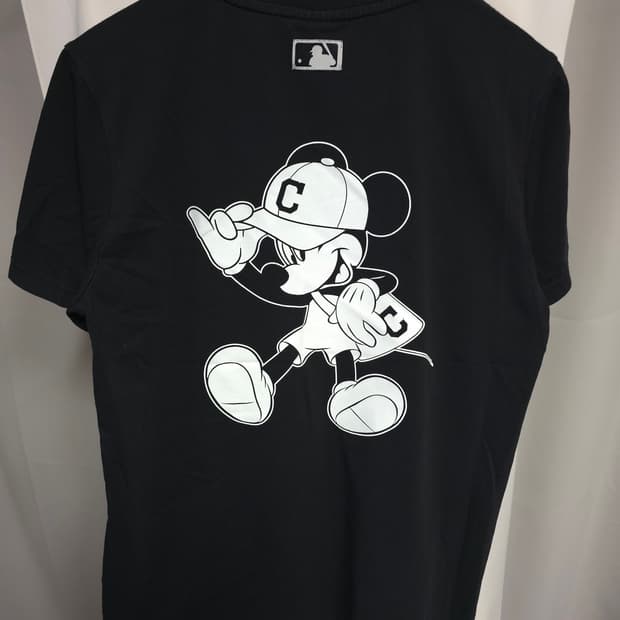 MLB 디즈니 콜라보 블랙 미키마우스 반팔티 M ✨️정품✨️