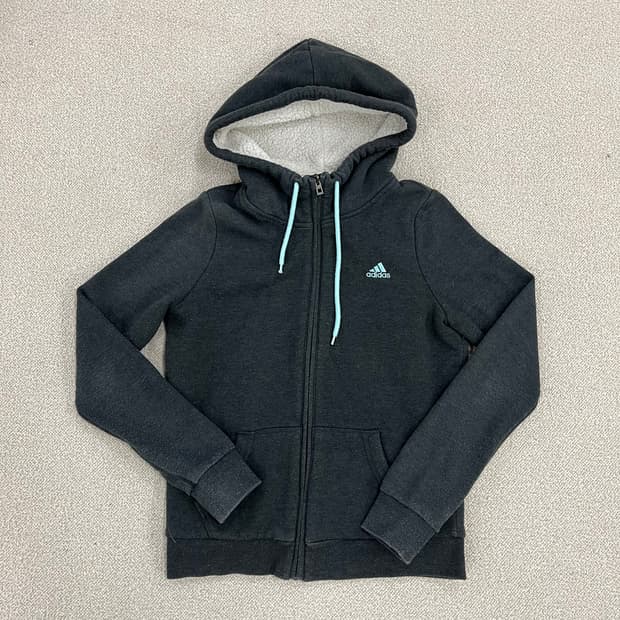 90 아디다스 윈터 후드 트랙탑 집업 0202M1