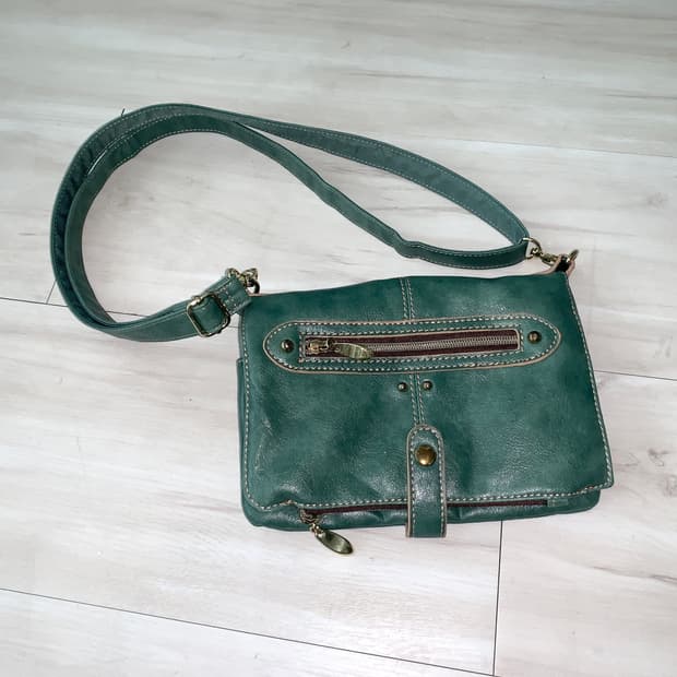 Teal Green Crossbody Bag