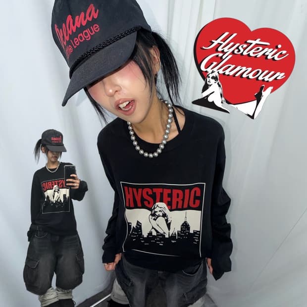 < Hysteric Glamour His Girl L/S >