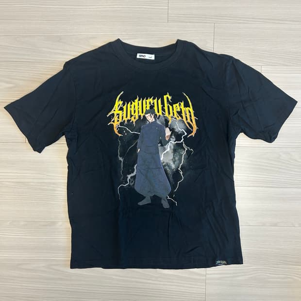 스파오 주술회전 게토 스구루 티셔츠