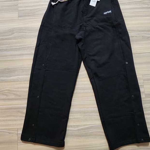 세븐셀라시그니처로고스냅팬츠블랙30사이즈