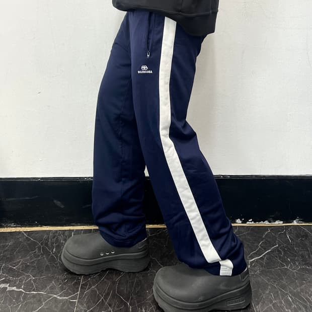 발렌시아가 B로고 스포티 트랙팬츠