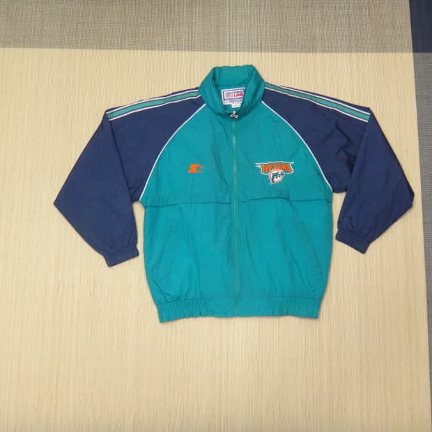(L) NFL 스타터 90s 프로라인 돌핀 자켓
