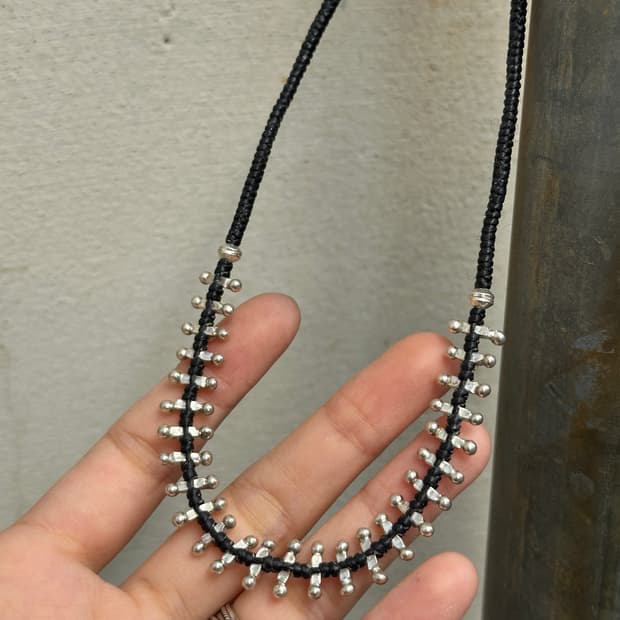 (Only1)1Spike Ball Wax Chain Karen Silve