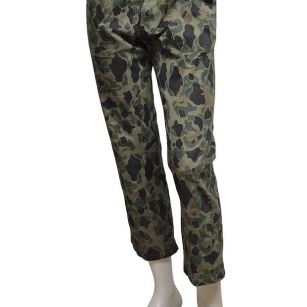 국군 구형 80s 맞춤 덕헌터 예비군 전투복 바지 팬츠 하의 (M)