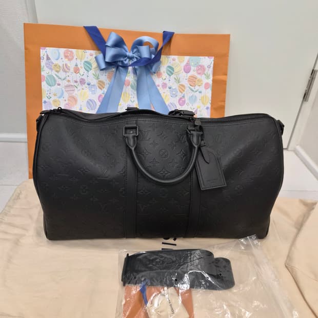 (미사용)루이비통 키폴 블랙 토뤼옹 50