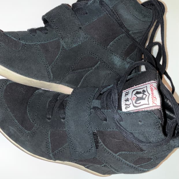 Ash 아쉬 스웨이드 웨지힐 스니커즈 230