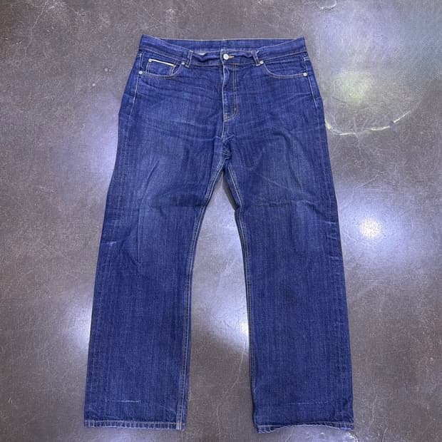 유니폼브릿지 셀비지 데님팬츠 딥인디고 XL