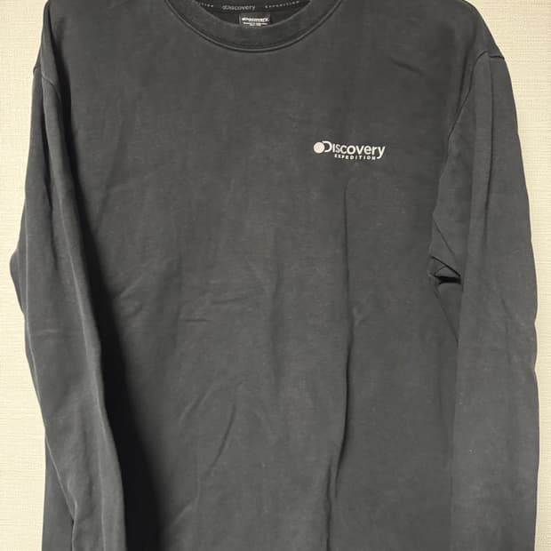 디스커버리 블랙 맨투맨 xxl